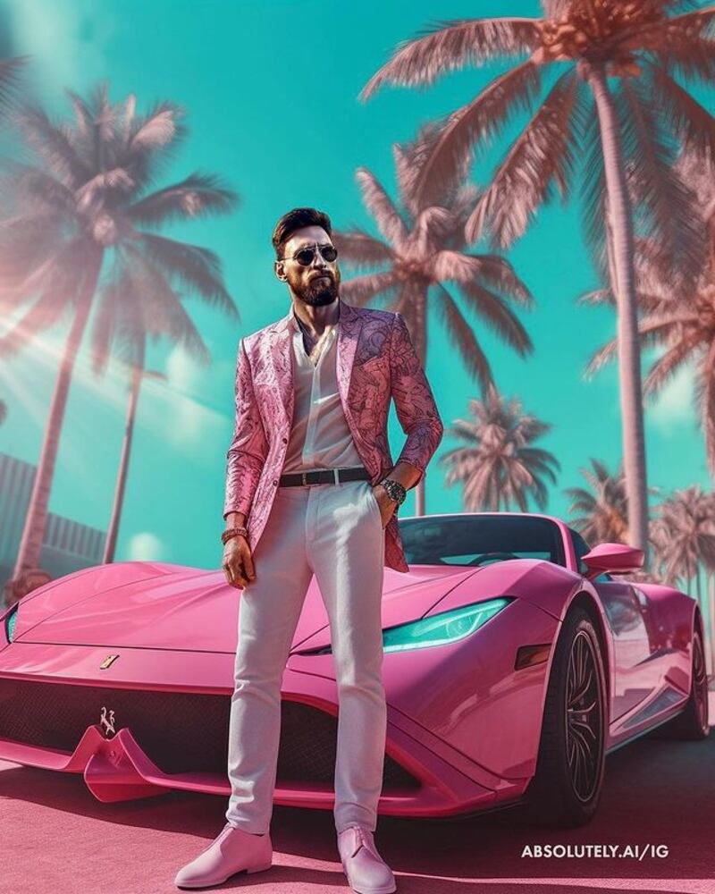 Lionel Messi en su estancia en Miami