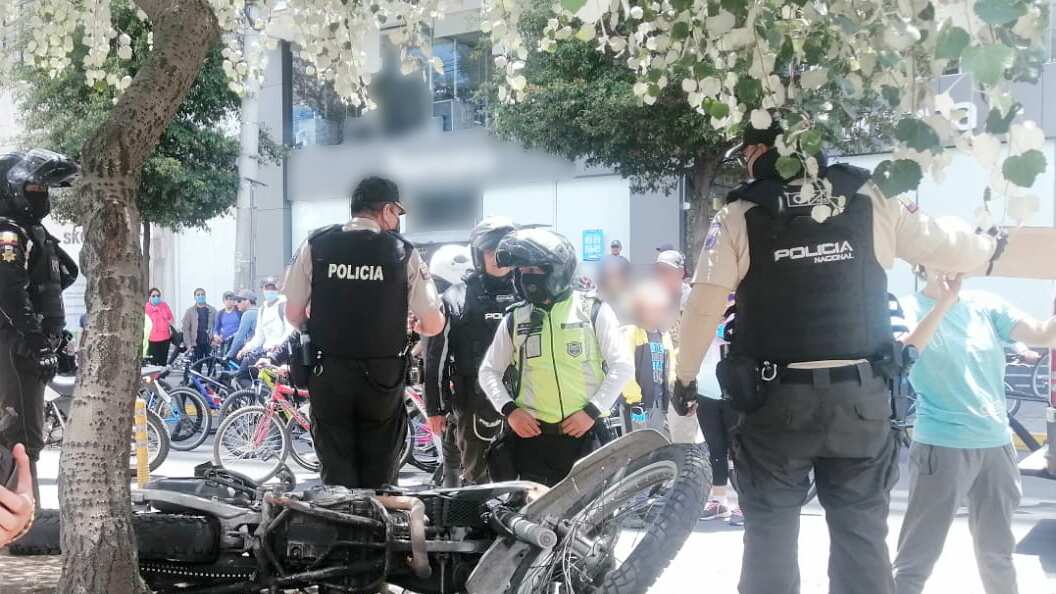 Accidente en el ciclopaseo