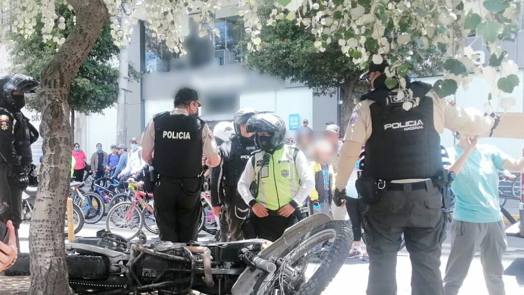 Accidente en el ciclopaseo