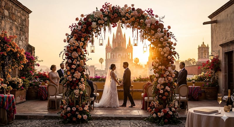 San Miguel de Allende se ha convertido en el escenario de ensueño favorito para casarse de personas del estado y de otros lugares de México y el mundo.