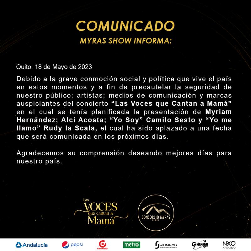 Concierto "Las voces que cantan a mamá"