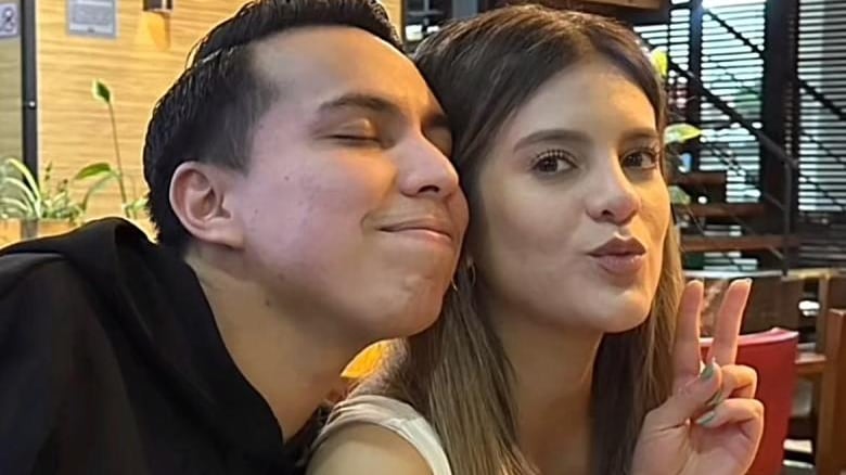 Alex Vizuete y su nueva novia Giovanna