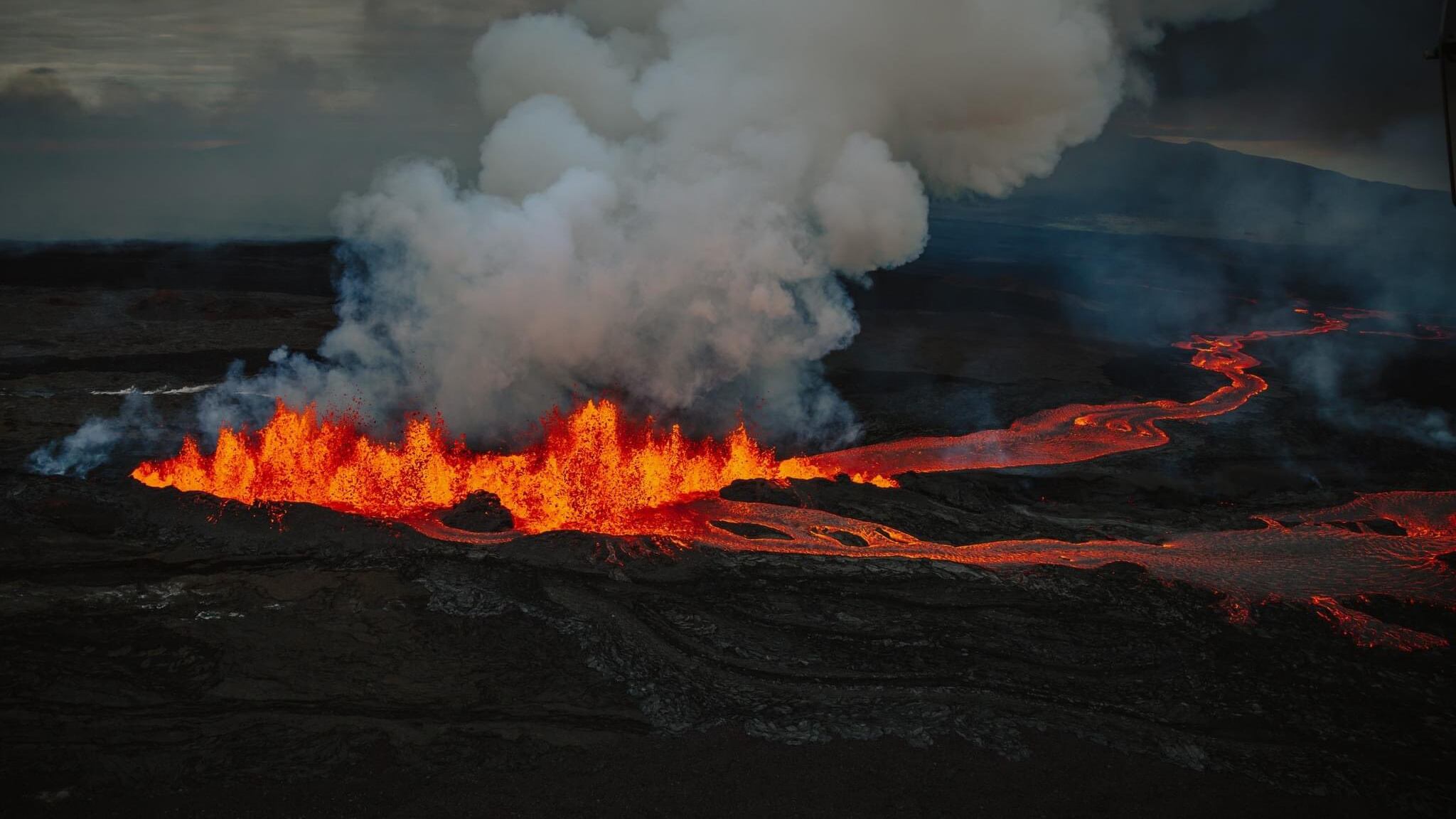 Así luce el volcán.