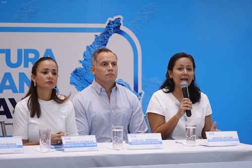 Sucesión en Guayas: Marcela Aguiñaga en la Prefectura del Guayas tras su renuncia?