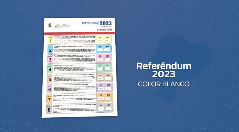 Papeleta para Referéndum 2023
