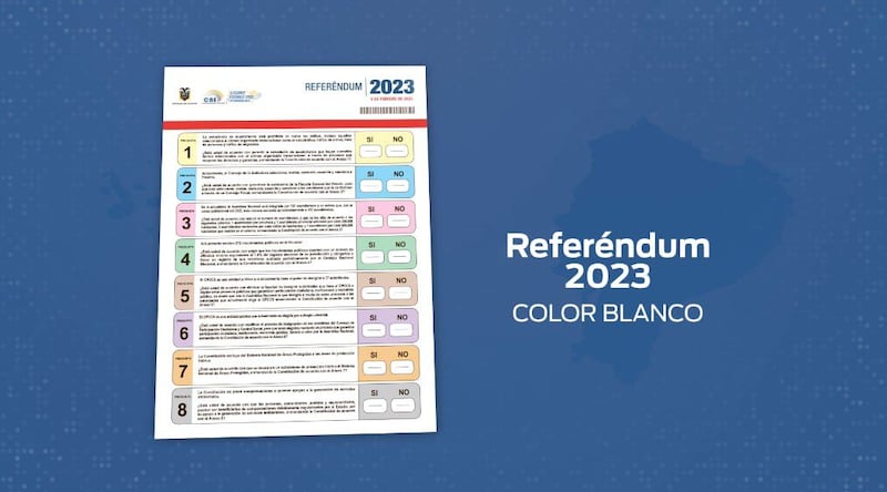 Papeleta para Referéndum 2023