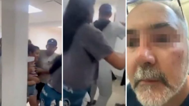 VIDEO: mujer agrede brutalmente a doctores de un hospital porque “tardaron mucho” en atenderla en Argentina