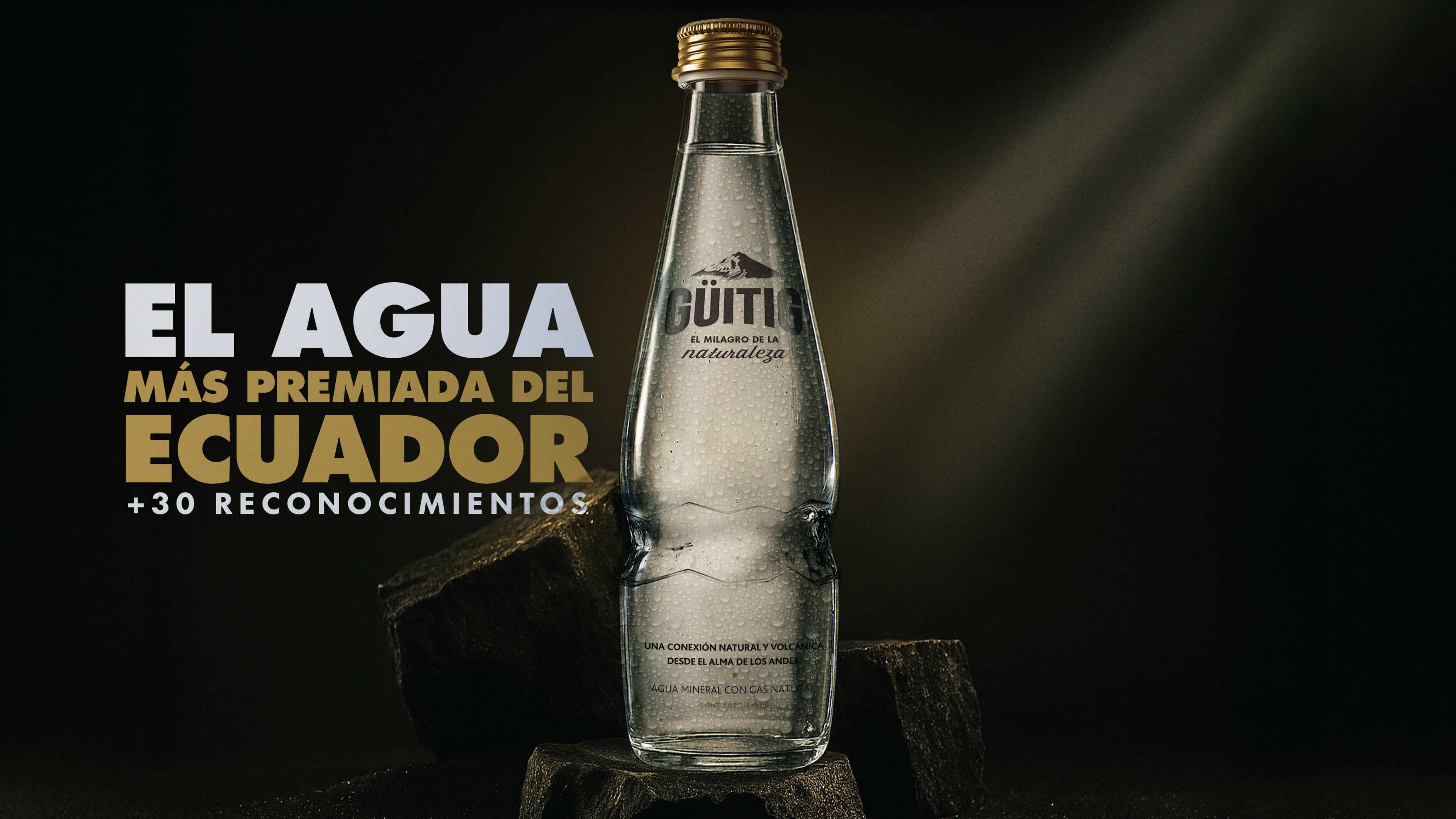 Güitig, el agua más premiada del Ecuador.