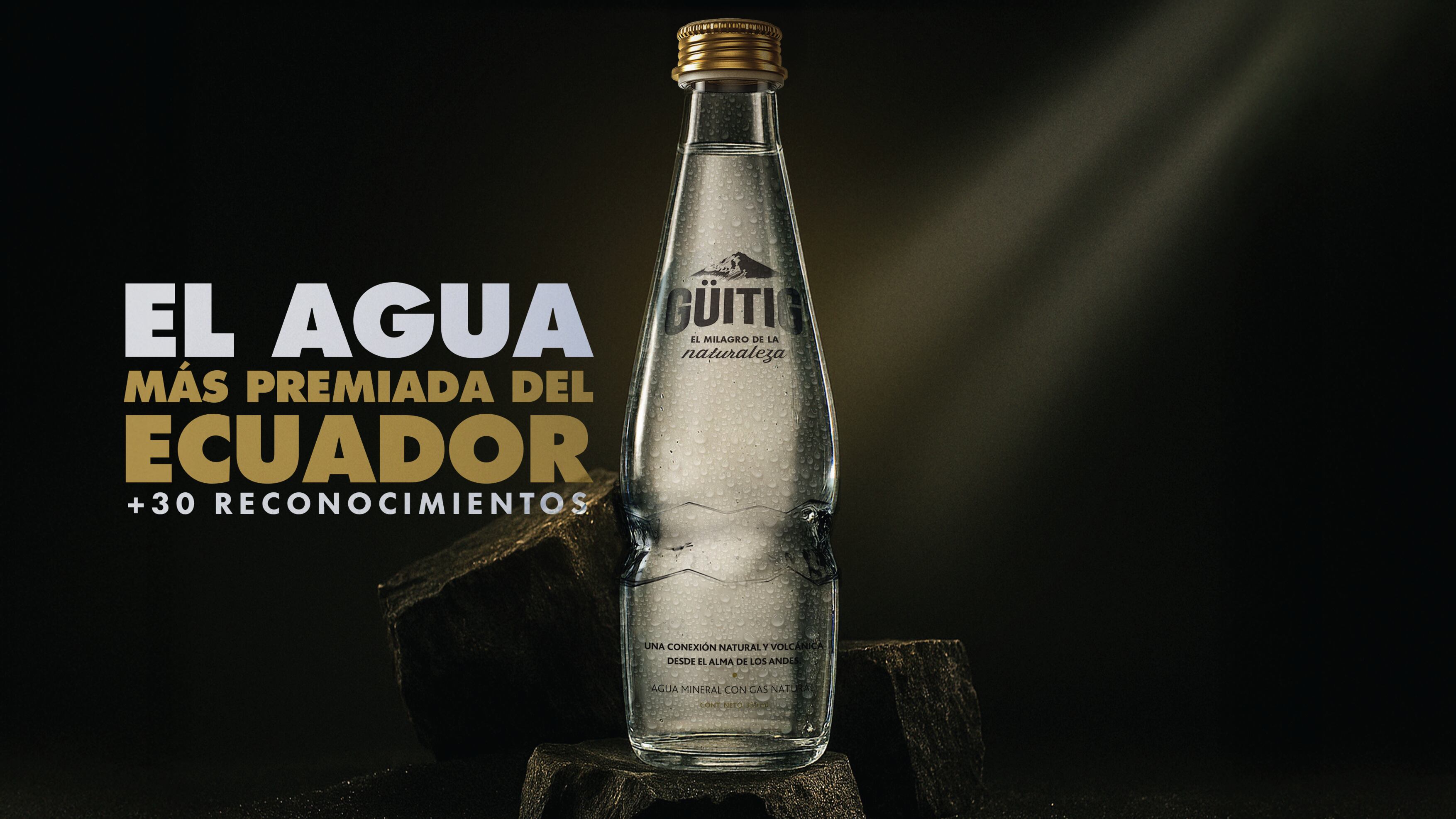 Güitig, el agua más premiada del Ecuador.
