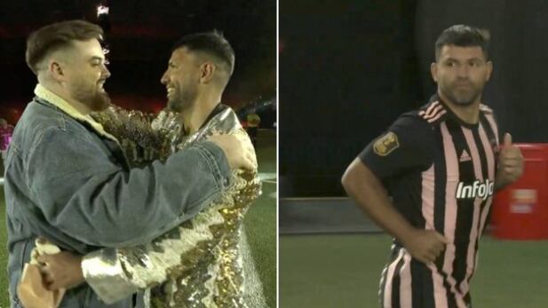 Sergio Agüero con Ibai Llanos