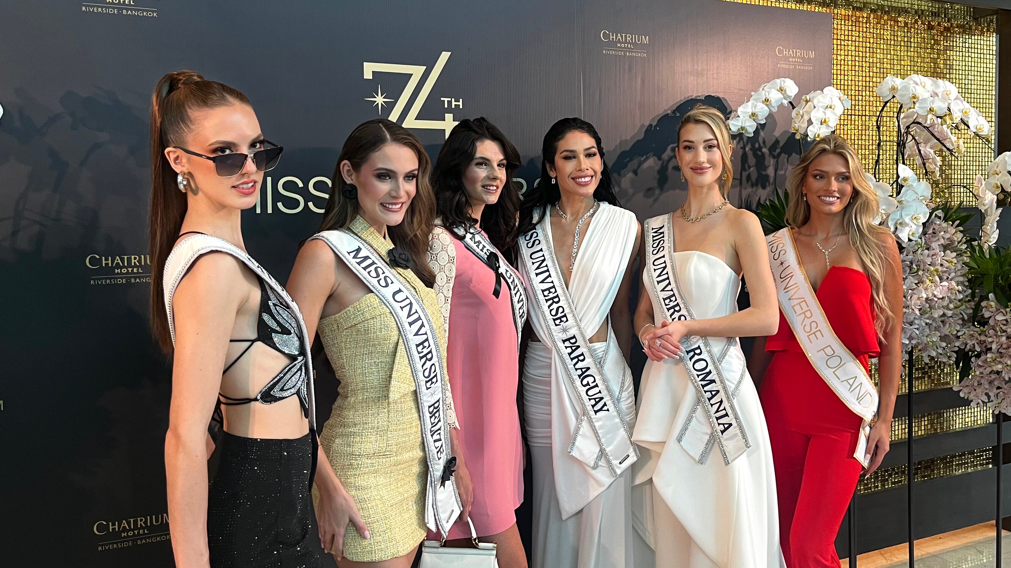 Más de un centenar de mujeres inician en Tailandia la carrera a Miss Universo 2025