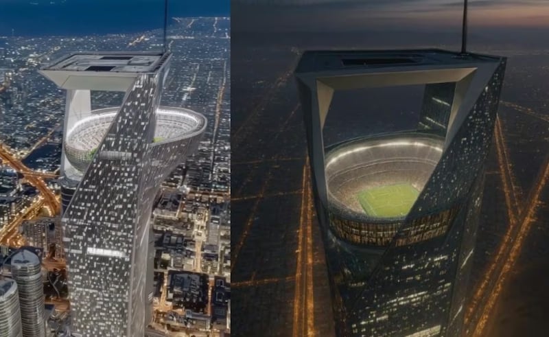 NEOM Sky Stadium combinará deporte, tecnología y sostenibilidad en la futurista ciudad de The Line.