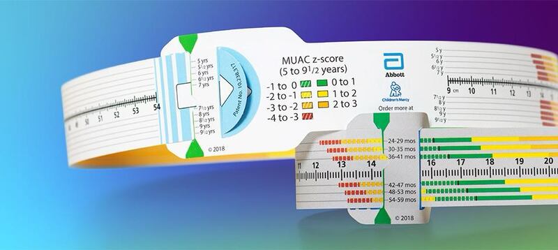 Cinta MUAC z-score de Abbott