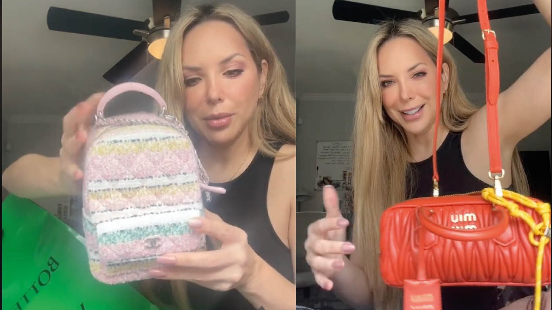 ¡Una fortuna! ¿Cuánto cuestan las lujosas carteras y zapatos que Erika Vélez presumió en su TikTok?