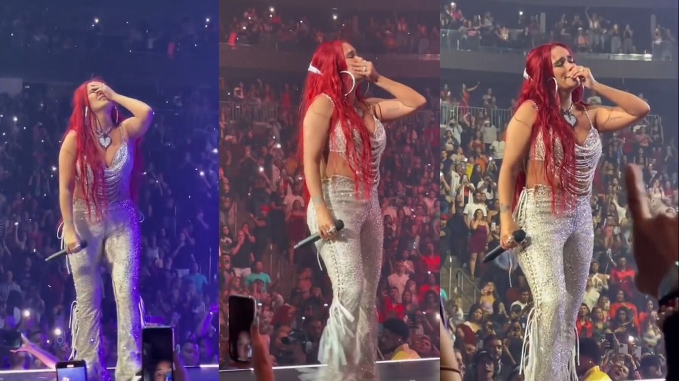Tal parece que a Karol G su éxito ‘Provenza’ la emociona más de lo normal y así quedó demostrado en uno de sus más recientes conciertos