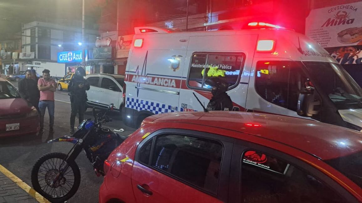 Quito: dos personas fueron heridas a bala tras ataque armado en la Michelena