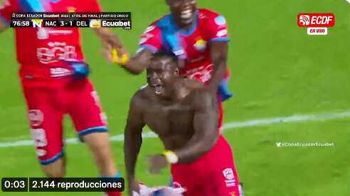 El Nacional eliminó al Delfín.