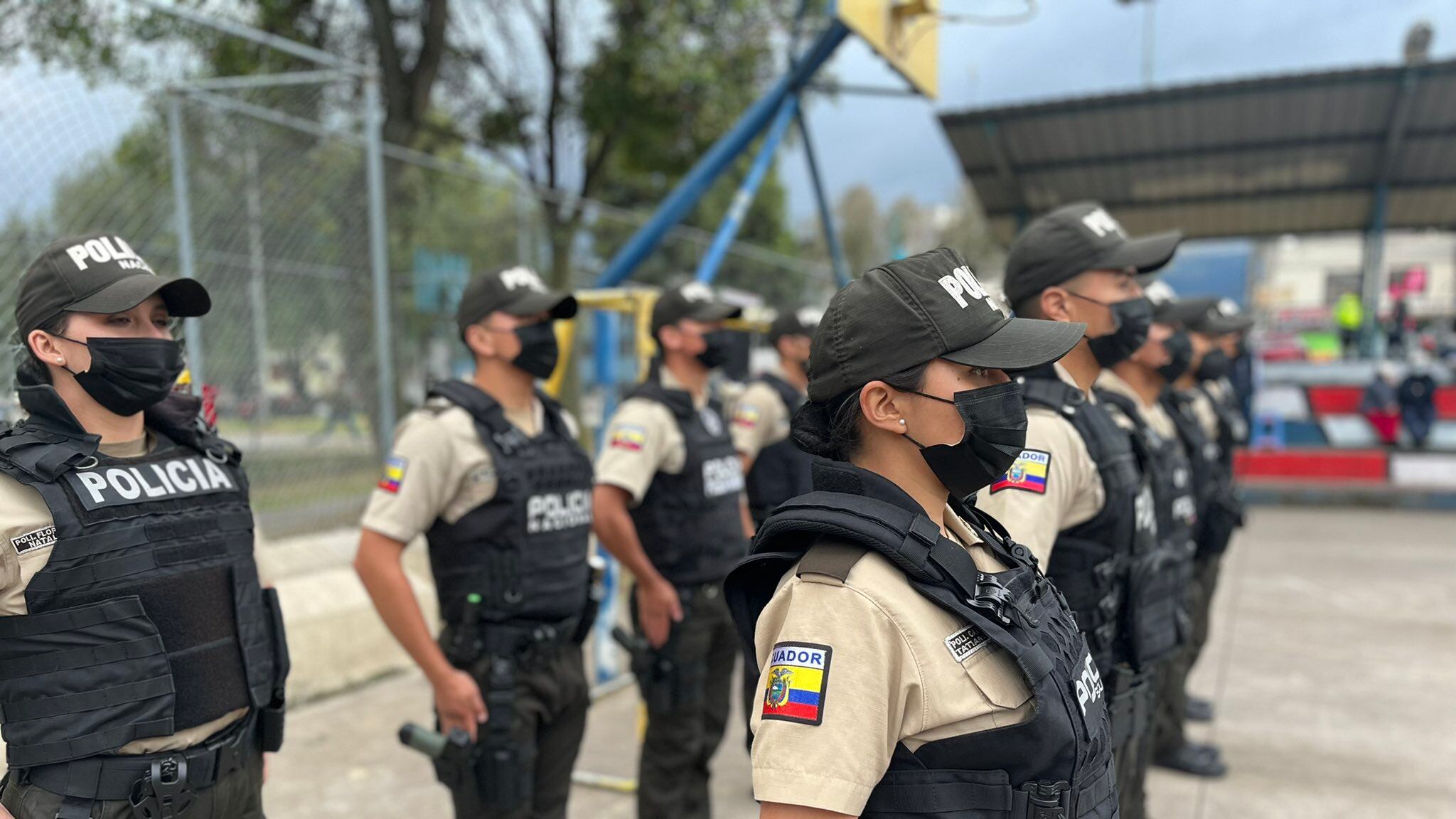 Policía Nacional toma cuatro ejercicios