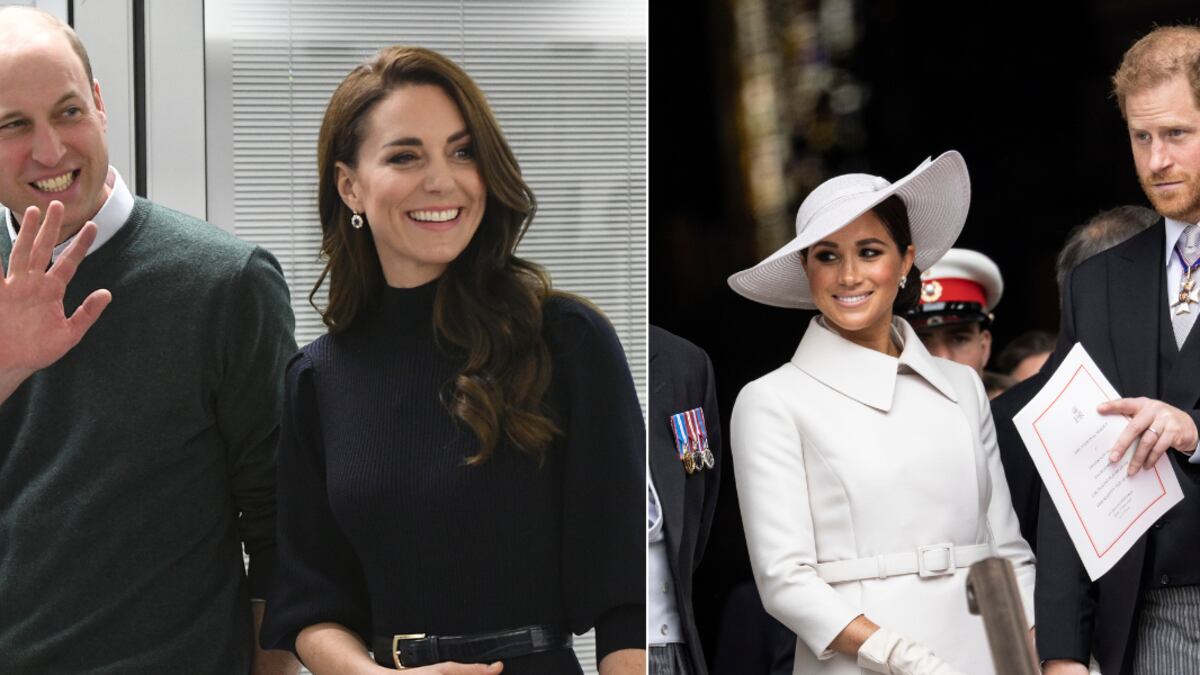 Príncipe William / Kate Middleton / Meghan Markle / príncipe Harry