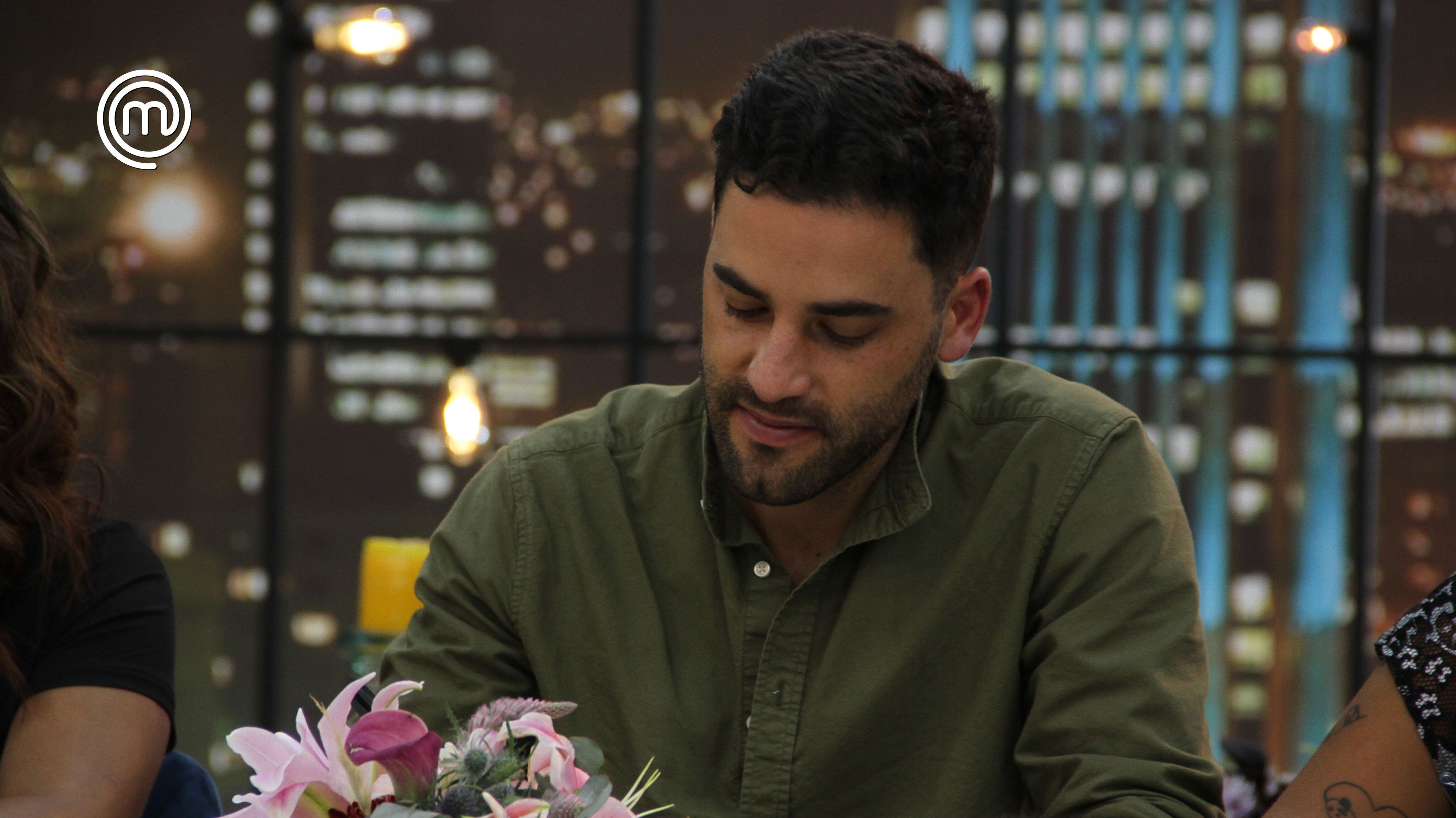 Santiago fue uno de los comensales en el reto por equipos de MasterChef Ecuador (Foto: Twitter @teleamazonasec)