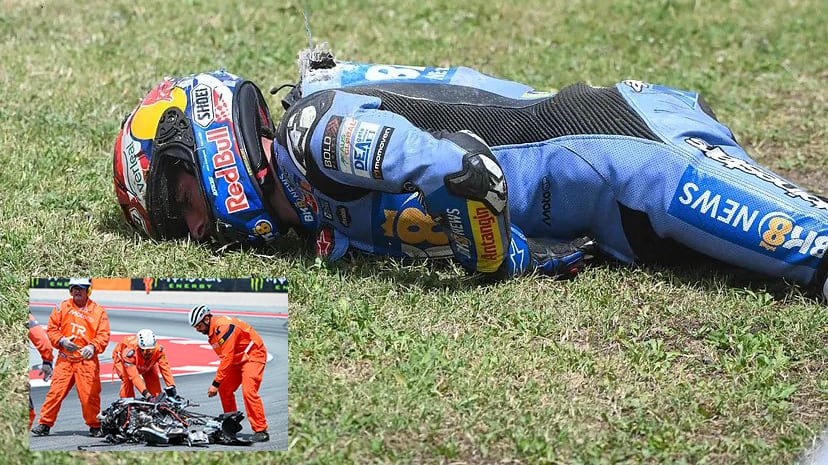 Álex Márquez y su accidente en el MotoGP