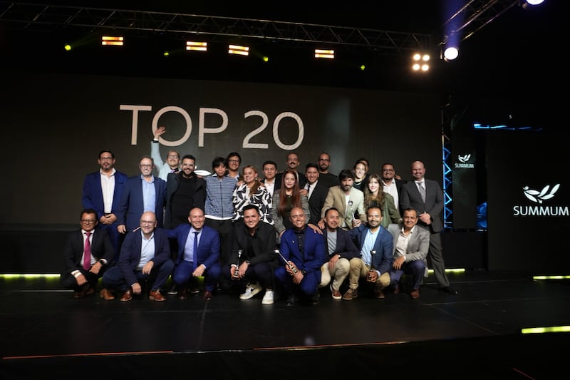 Ganadores del TOP 20 Mejores Restaurantes del Ecuador.