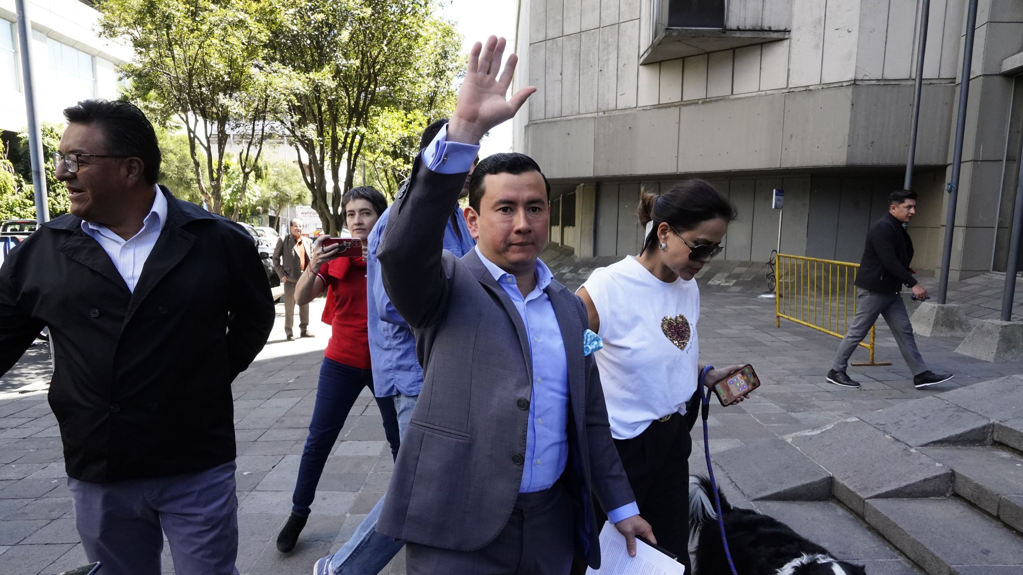 Asambleísta Ferdinan Alvarez de la bancada Revolución Ciudadana