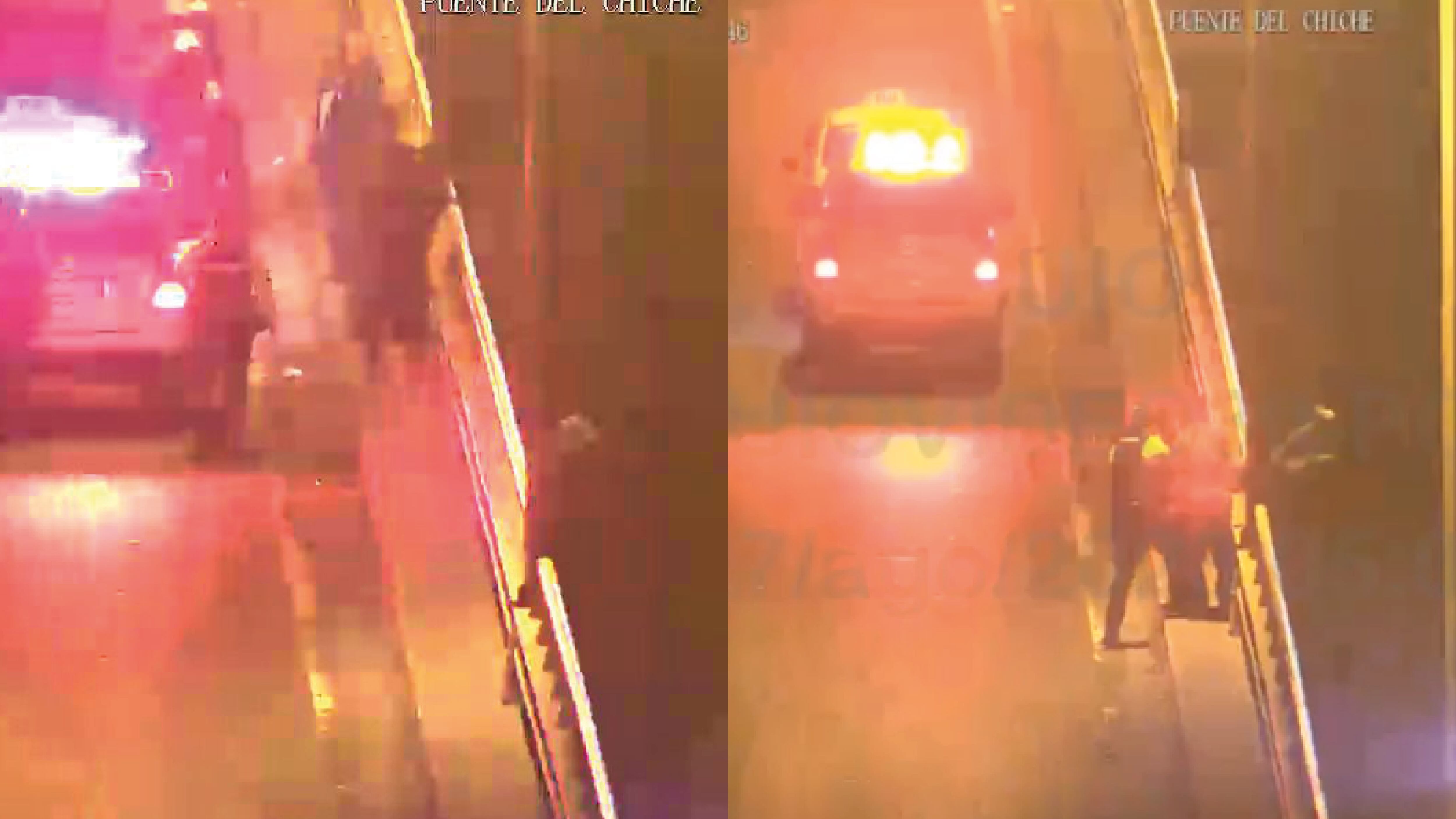 Así fue la heróica acción de agentes policiales para salvar a un joven que intentaba lanzarse desde el puente del Chiche, Quito