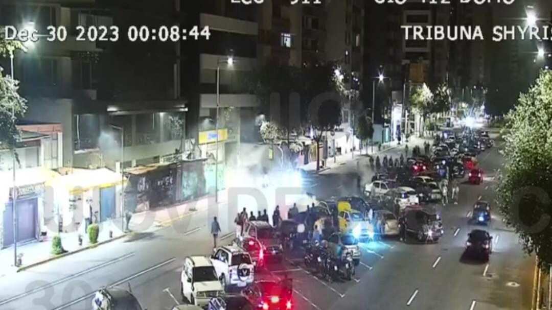 Choque en la avenida De Los Shyris