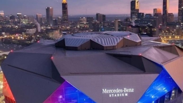 Mercedes Benz Stadium.