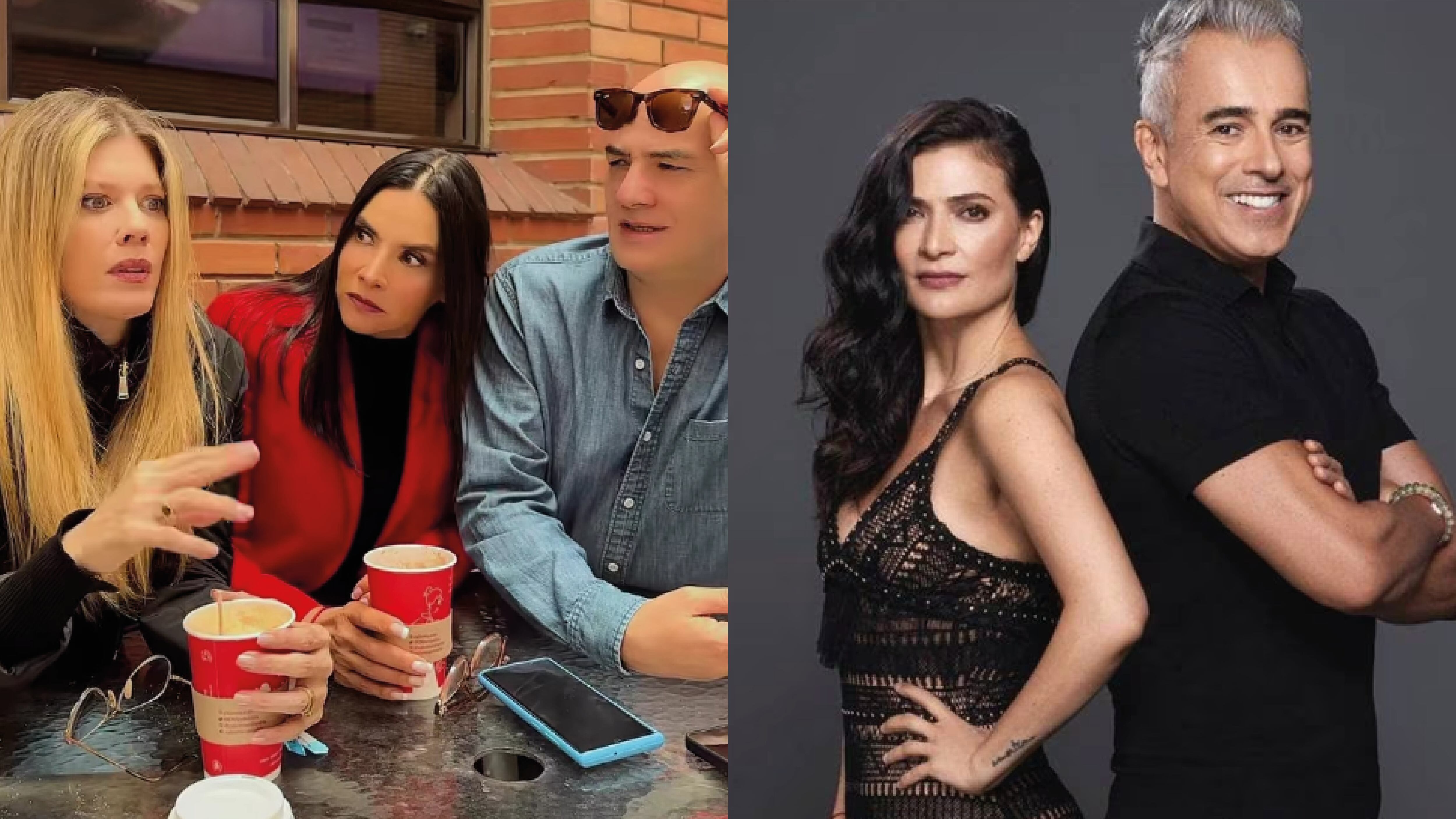 Hugo, Marce y la peliteñida reaparecen en plenas grabaciones de la nueva temporada