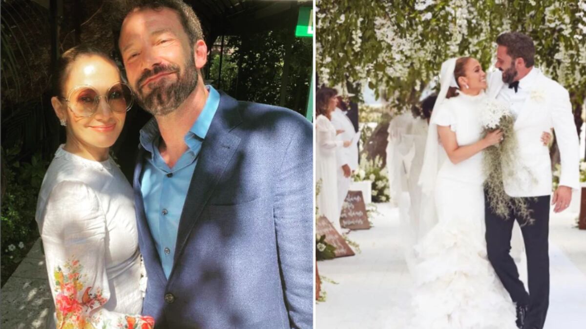 Jennifer Lopez y Ben Affleck se casaron a casi 20 años de su ruptura.