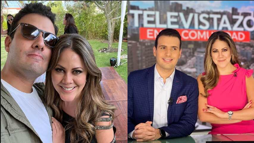 Ambos fueron buenos compañeros del noticiero y se han dejado mensajes en redes por la despedida