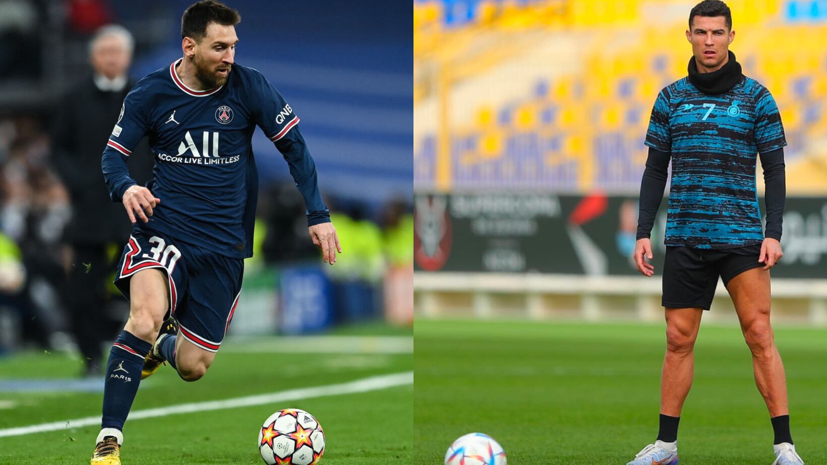 Messi y Cristiano se han enfrentado en 36 ocasiones.