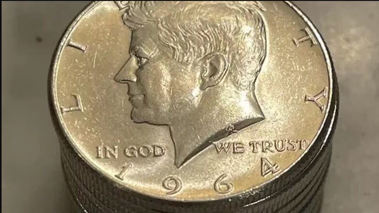Así es la moneda de 50 centavos de dólar de John F. Kennedy que está valorada en en más de 40.000 dólares