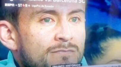 Hincha de Barcelona SC lloró en Casa Blanca