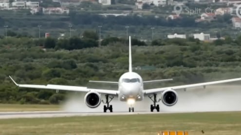 Airbus se salió de pista