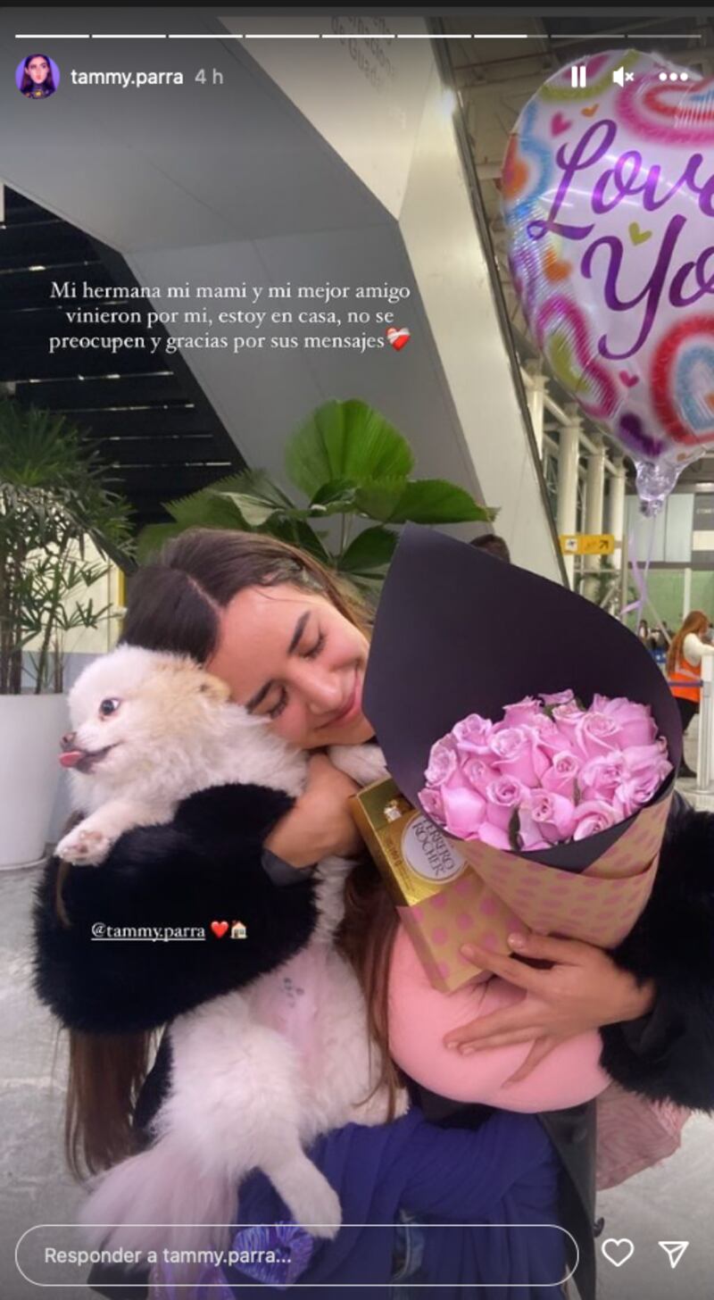 Tammy Parra en casa