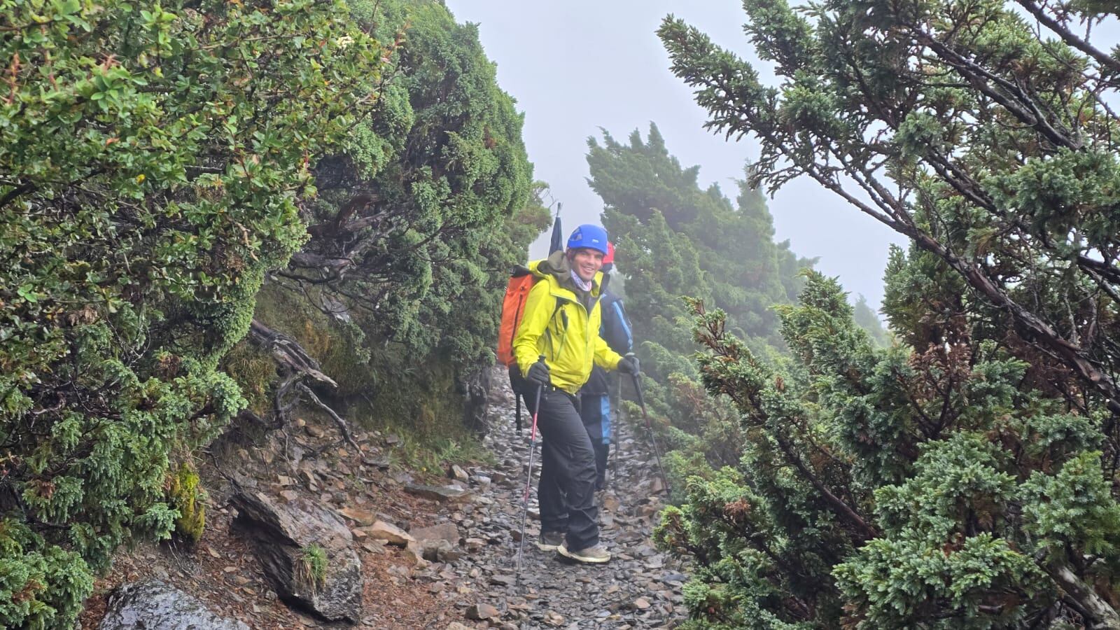 El montañista Quintero, listo para subir el Jade de 4.000 metros en septiembre, en tierras taiwanesas.