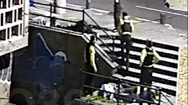 Quito: querían robar un edificio y les cayó la Policía (Video)