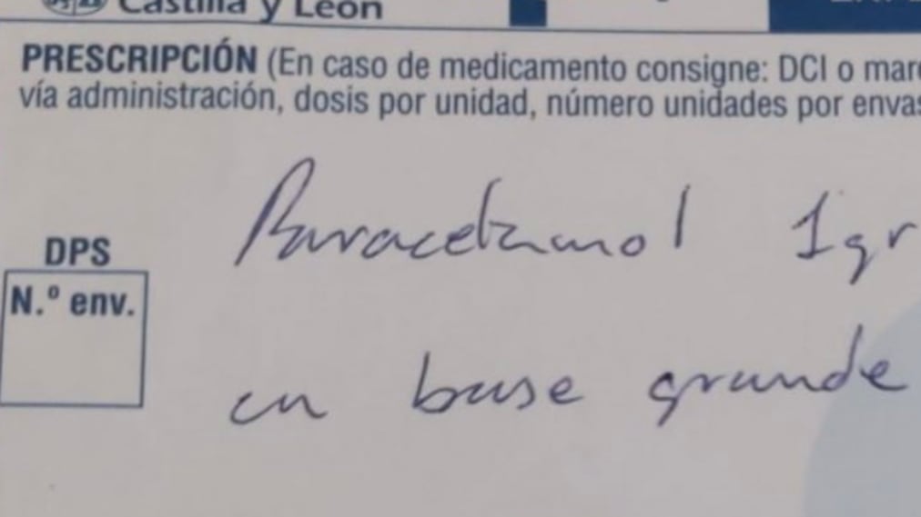 Prescripción de médico se hizo viral