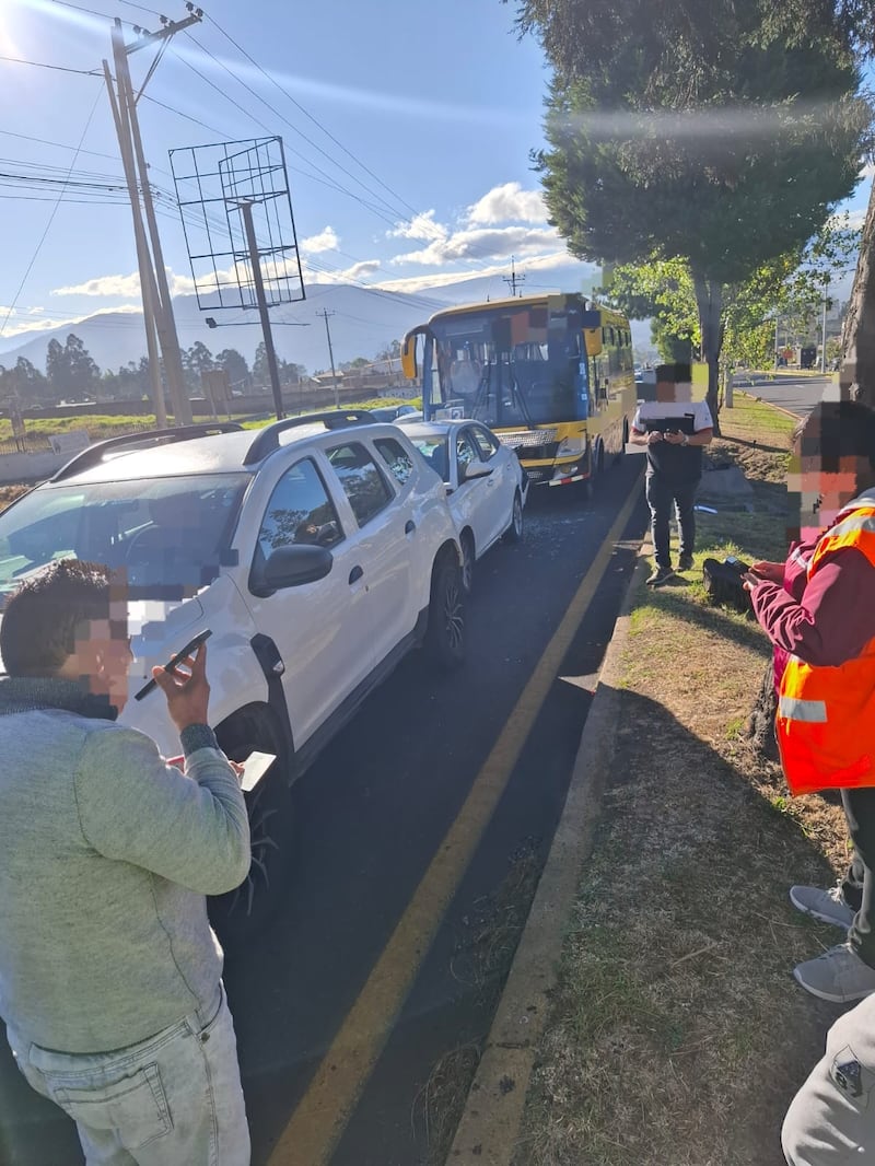 Accidente en la Rumiñahui