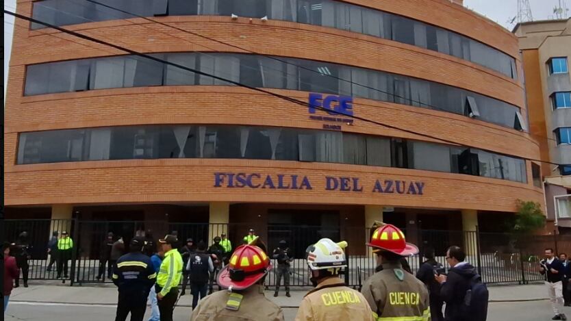 Alerta de bomba en la Fiscalía del Azuay