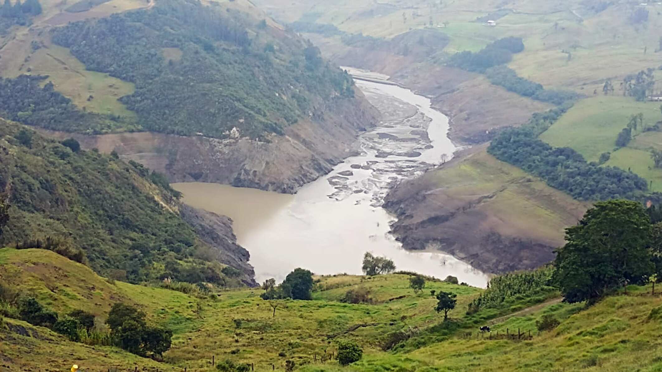 El agua del embalse de Mazar está debajo del nivel mínimo.