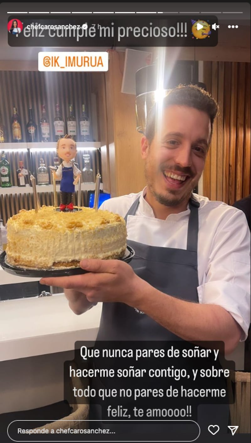 ¡Pastel y mensaje! Caro Sánchez de MasterChef Ecuador festeja el cumple de su esposo a horas de abrir su restaurante