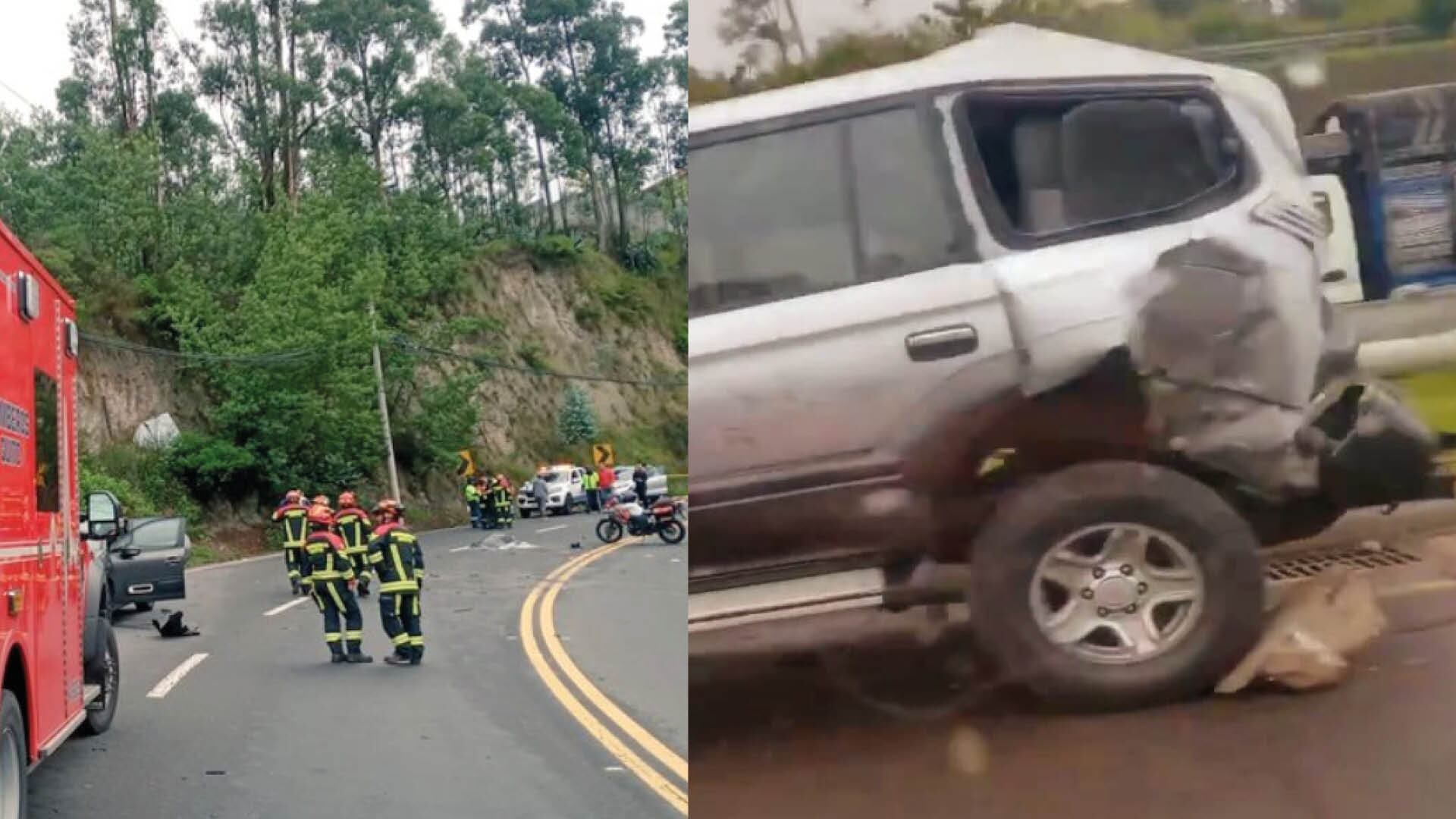 Siniestro de tránsito en Quito