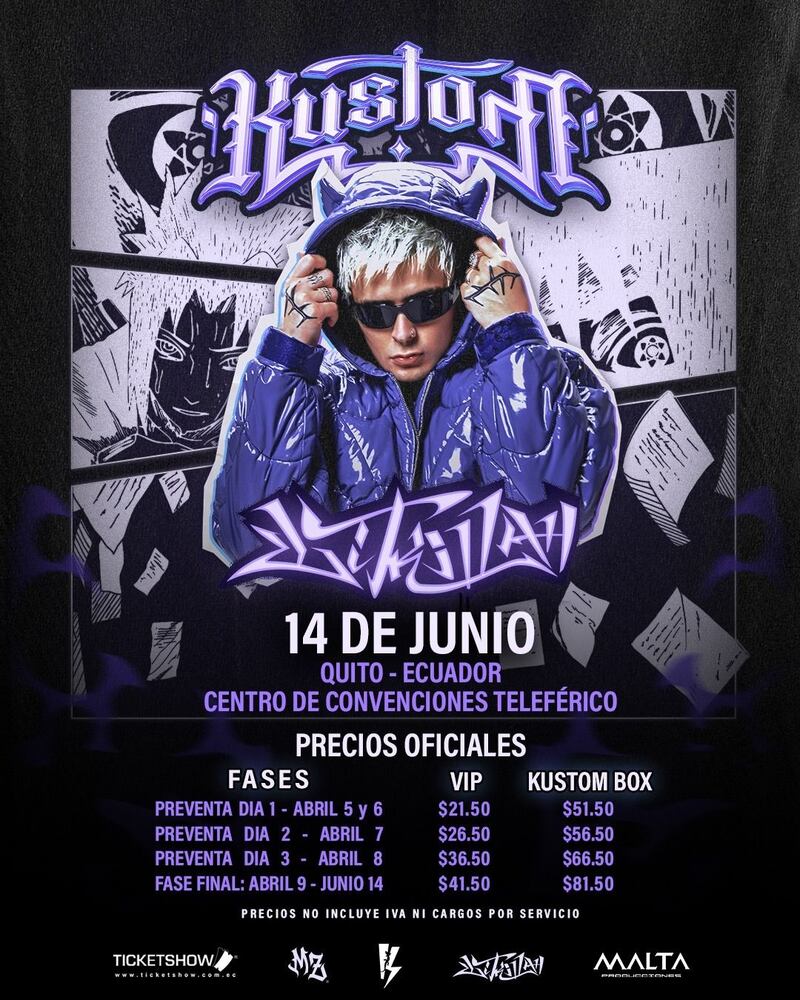 Lit Killah llega a Ecuador con su gira “Kustom Tour”