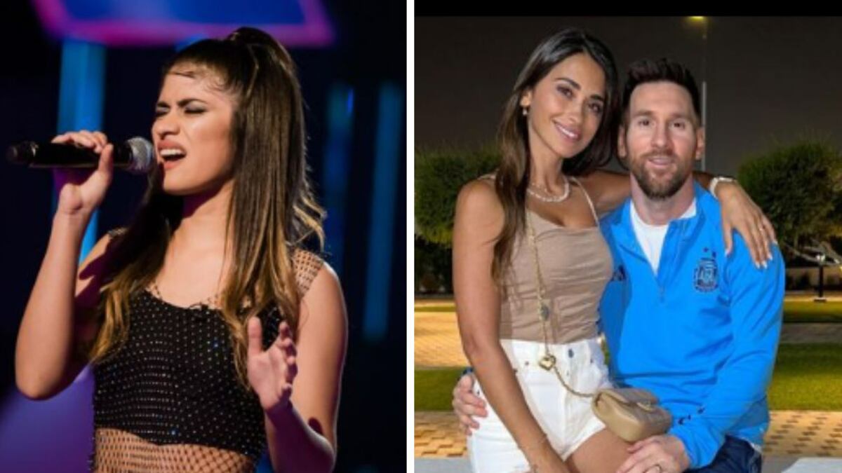 Juliana Gallipoliti apenas tiene 22 años y está arrasando en las redes sociales por el parecido Lionel Messi, Antonela Roccuzzo