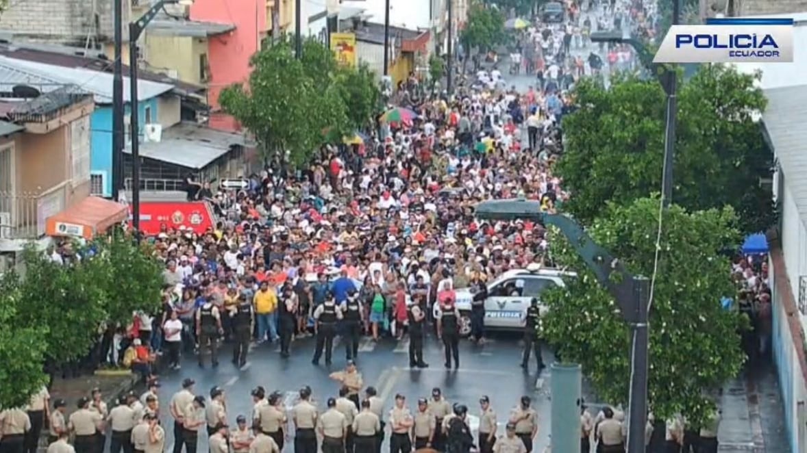 Controles se intensifican en Guayaquil, Durán y Samborondón, con vigilancia en procesiones, carreteras y zonas de alta concurrencia