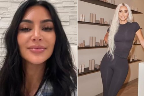“¿Tiene hongos en las rodillas?”, el nuevo look de corsé de Kim Kardashian que dicen que es “perturbador”